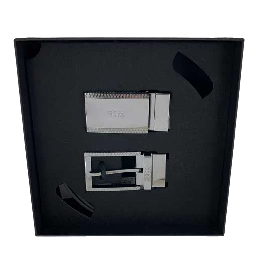 BOSS Brown Smooth Leather Genny Belt with Monogram Detailing - Image 4