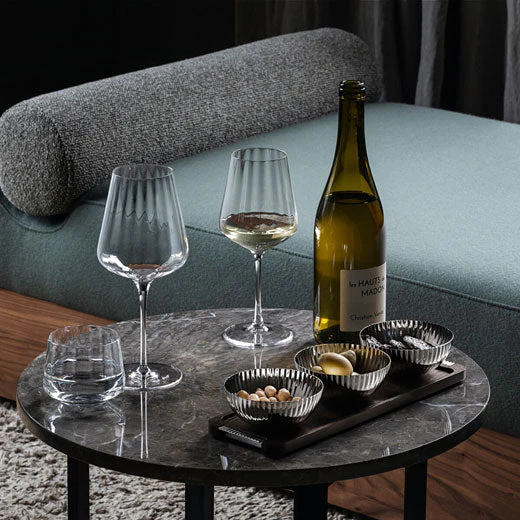 Georg Jensen Crystal Set of 6 Bernadotte Red Wine Glasses - Image 3