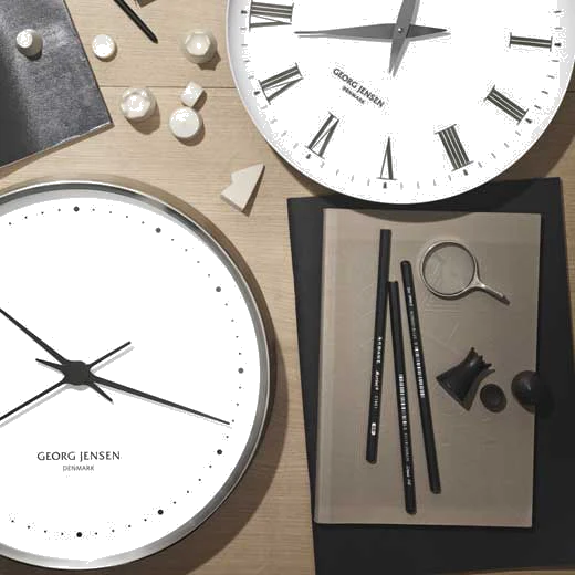 Georg Jensen Koppel White 30cm Wall Clock - Image 4