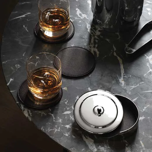 Georg Jensen Manhattan Set of 4 Coasters - Image 3