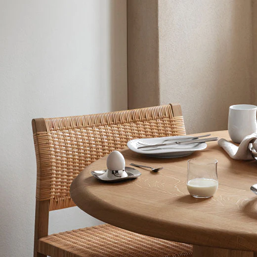 Georg Jensen Stainless Steel Cobra Egg Cup Set - Image 3