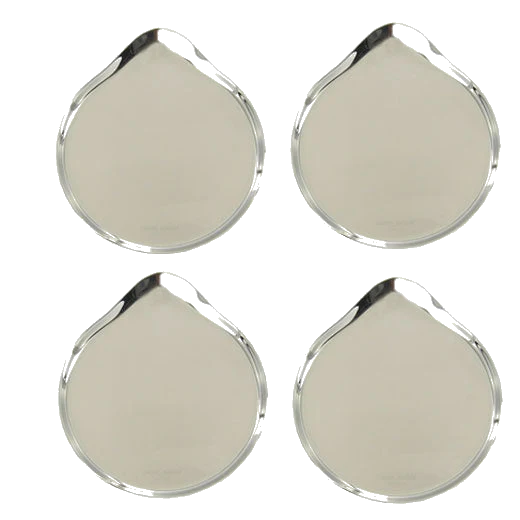 Georg Jensen Stainless Steel Set of 4 Wine Coasters - Image 3