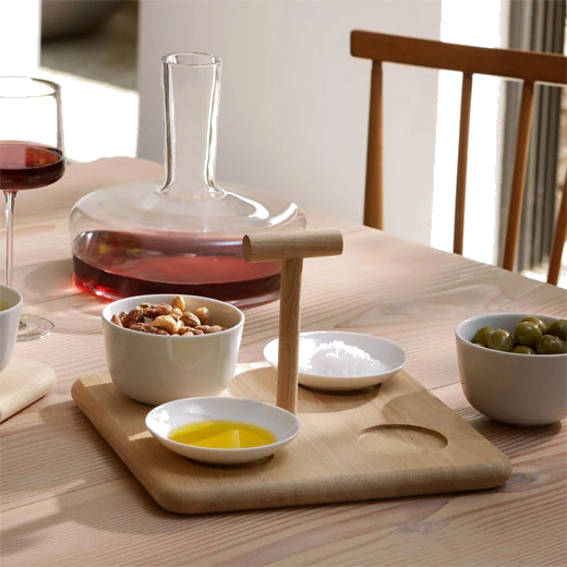 LSA International Standard Dine Quad Set with Oak Base - Image 5