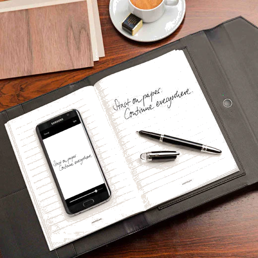 Montblanc Black #146 Fine Stationery Lined 2x Slim Notebooks - Image 3