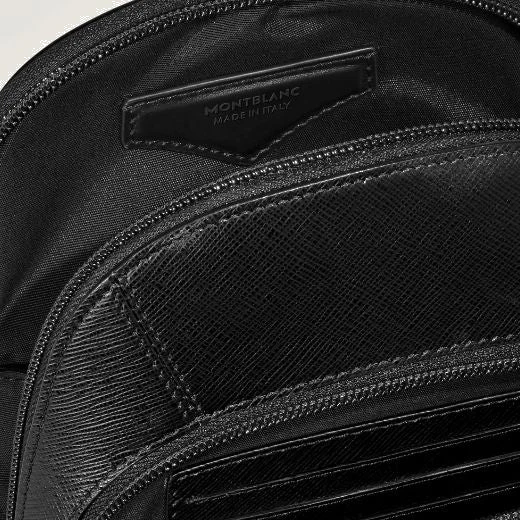 Montblanc Sartorial Black Leather Sling Bag - Image 5