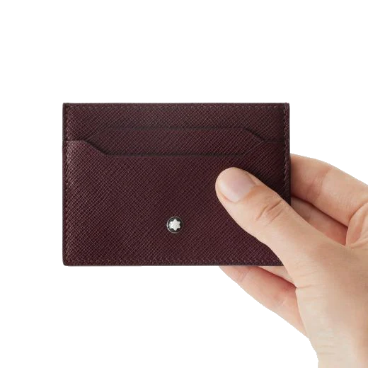 Montblanc Sartorial Cassis Leather Card Holder 5CC - Image 5