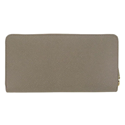 Montblanc Sartorial Taupe Textured Leather Long 8CC Wallet - Image 4