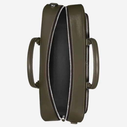 Montblanc Sfumato Khaki Corteccia Leather Briefcase - Image 5