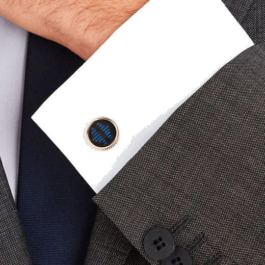 Montblanc Tribute to Miles Davis 'Kind of Blue' Cufflinks - Image 3