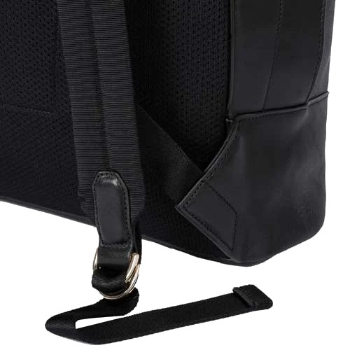 Paul Smith Black Leather Backpack with Gold Studded Detailing - Image 6