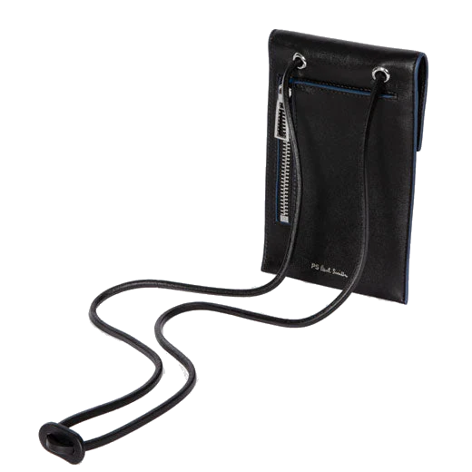 Paul Smith Black Zebra Logo Neck Pouch - Image 3