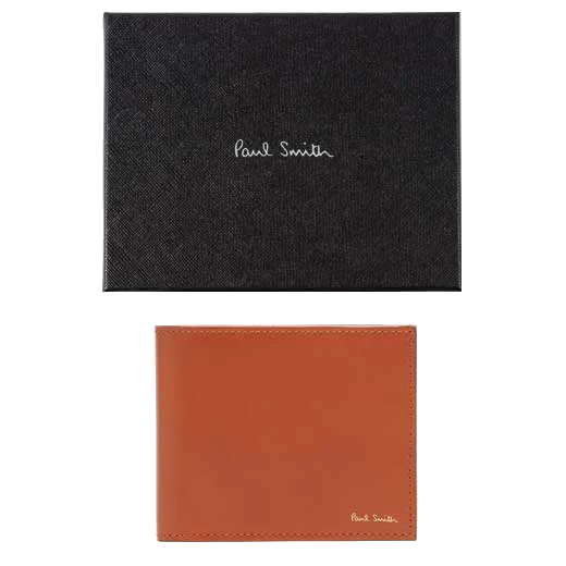 Paul Smith Layered Tan 6CC Bi-Fold Wallet - Image 5