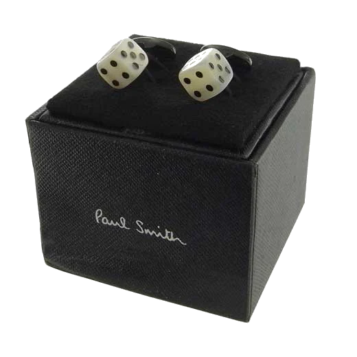 Paul Smith Men's Mother-of-Pearl Dice Cufflinks - Image 4