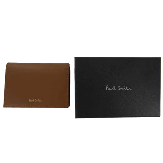 Paul Smith Smooth Tan 3CC Folded Coin Purse - Image 3