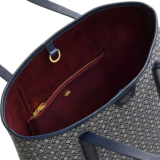 Radley Goose Grey Museum Street Heirloom Large Open Tote Bag - Image 3