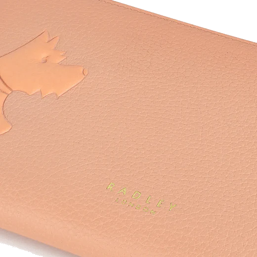 Radley Stamp Padded Scottie Dog Zip Around Large Purse - Image 4