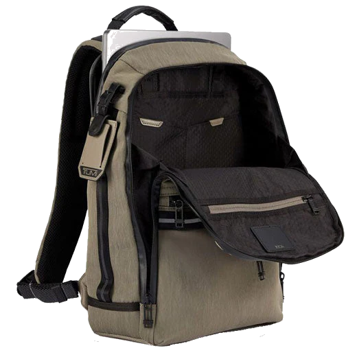 TUMI Alpha Bravo Brown Dynamic Backpack - Image 4