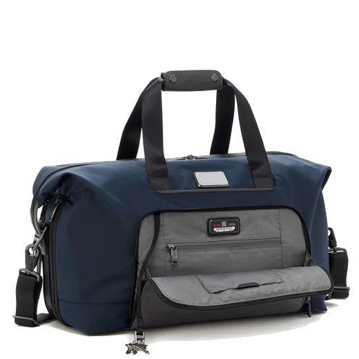 TUMI Navy Alpha 3 Double Expansion Satchel - Image 3